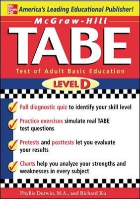 TABE, Level D : Test of Adult Basic Education Richard, Dutwin, Ph