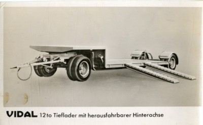 Photo Vidal 12 Ton Low Loader with Retractable Rear Axle - 10448706