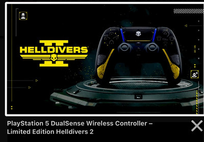 Manette DualSense Helldivers 2 Limited - État Comme Neuf PS5