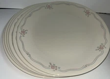 Nice Set Of 6 - Corelle English Breakfast Dinner Plates 10 3/8"