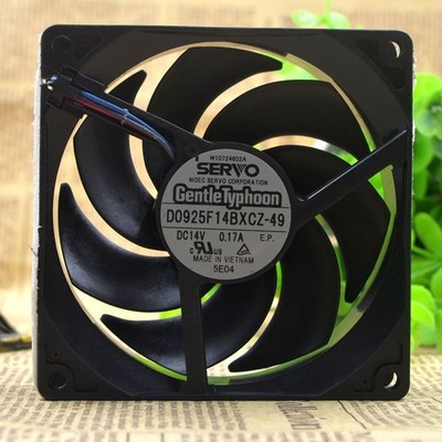 For SERVO GentleTyphoon D0925F14BXCZ-49 9CM 14V 0.17A file fan #md