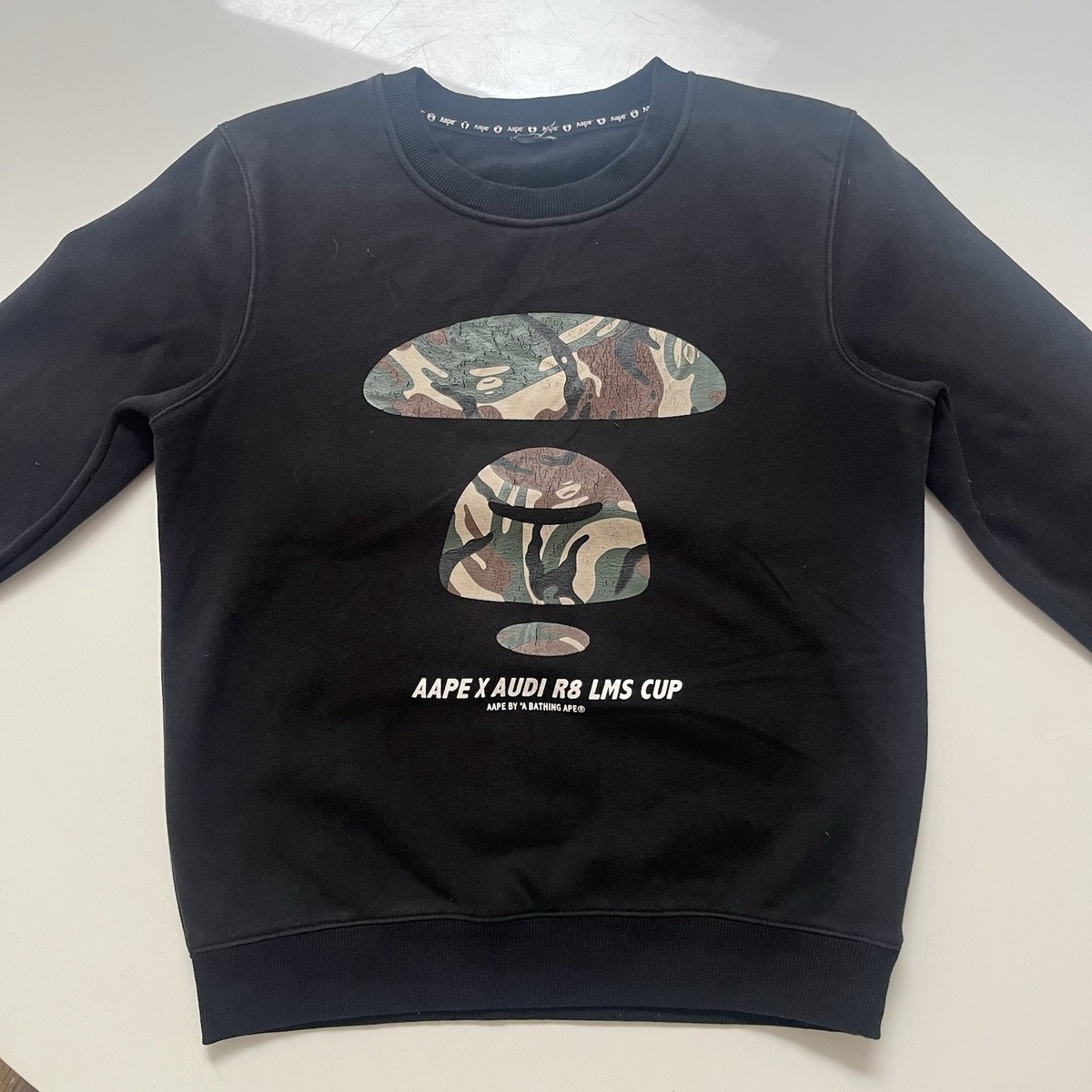 Aape By A Bathing Ape Audi R8 LMS Cup Sweater Size Small Super