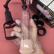 Vacuum Penis Pump Power-up Stretcher Enlarger Growth Extender Enhancement Bigger