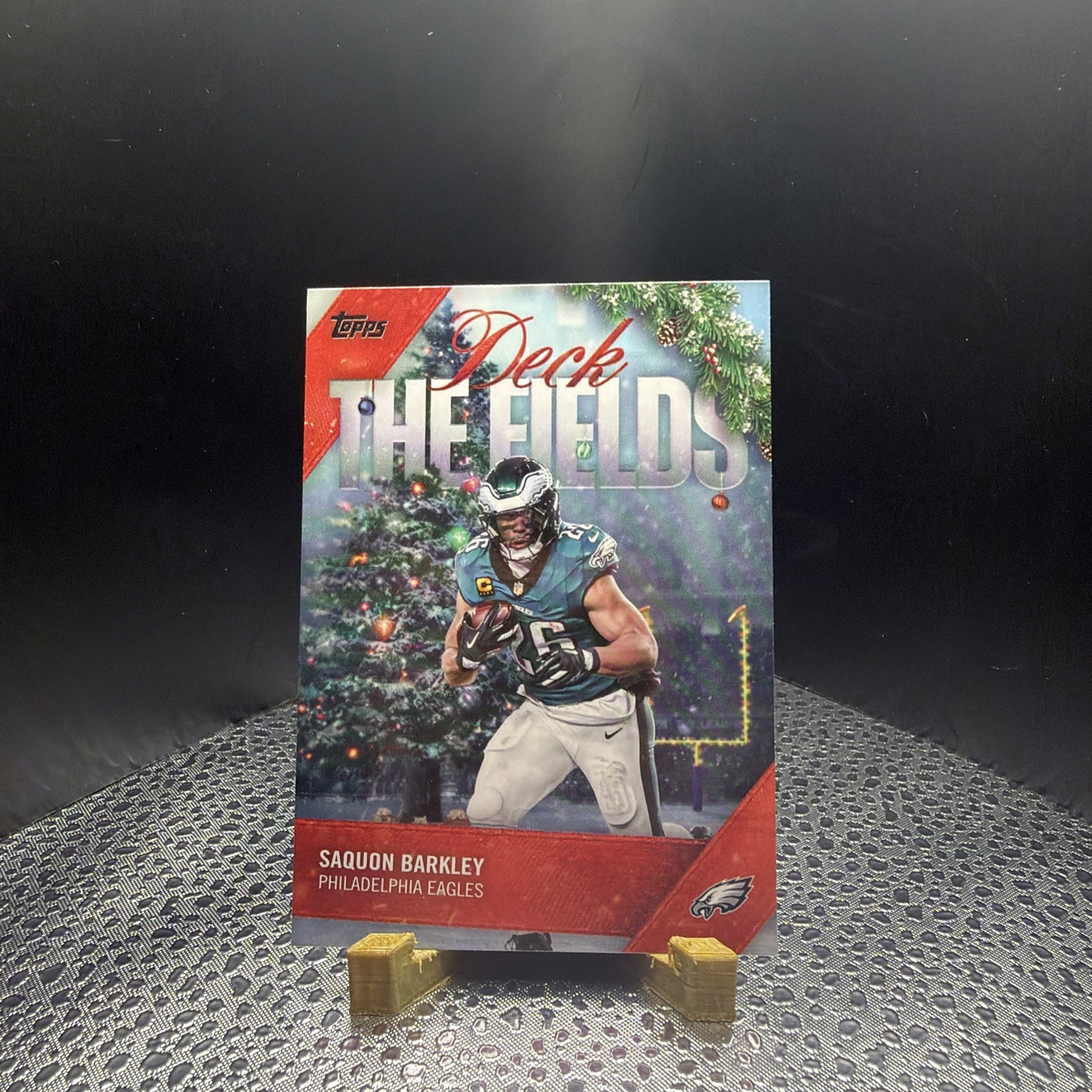 Topps Deck The Fields Insert - Saquon Barkley, Eagles NFL Card DF-9 | eBay