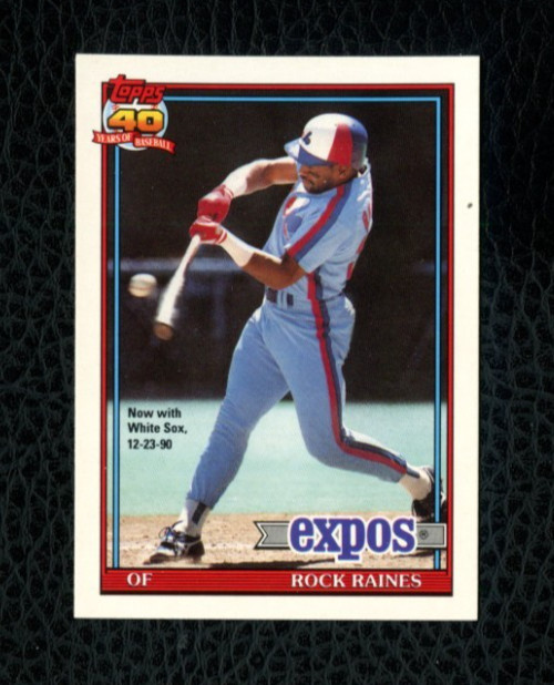 1991 O PEE CHEE OPC #360 TIM ROCK RAINES HOF MONTREAL EXPOS