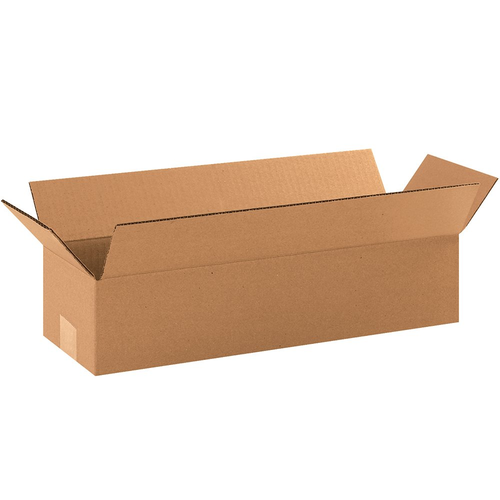 19 X 6 X 4 Corrugated Cardboard Boxes, Long 19"L X 6"W X 4"H, Pack of 25 | Shipp - Picture 3 of 12