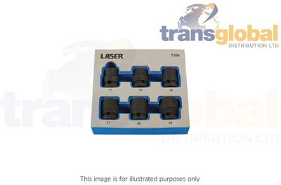 6 Stück beschädigte Mutter Schrauben Entferner Werkzeuge 1/2'' Antrieb Laser