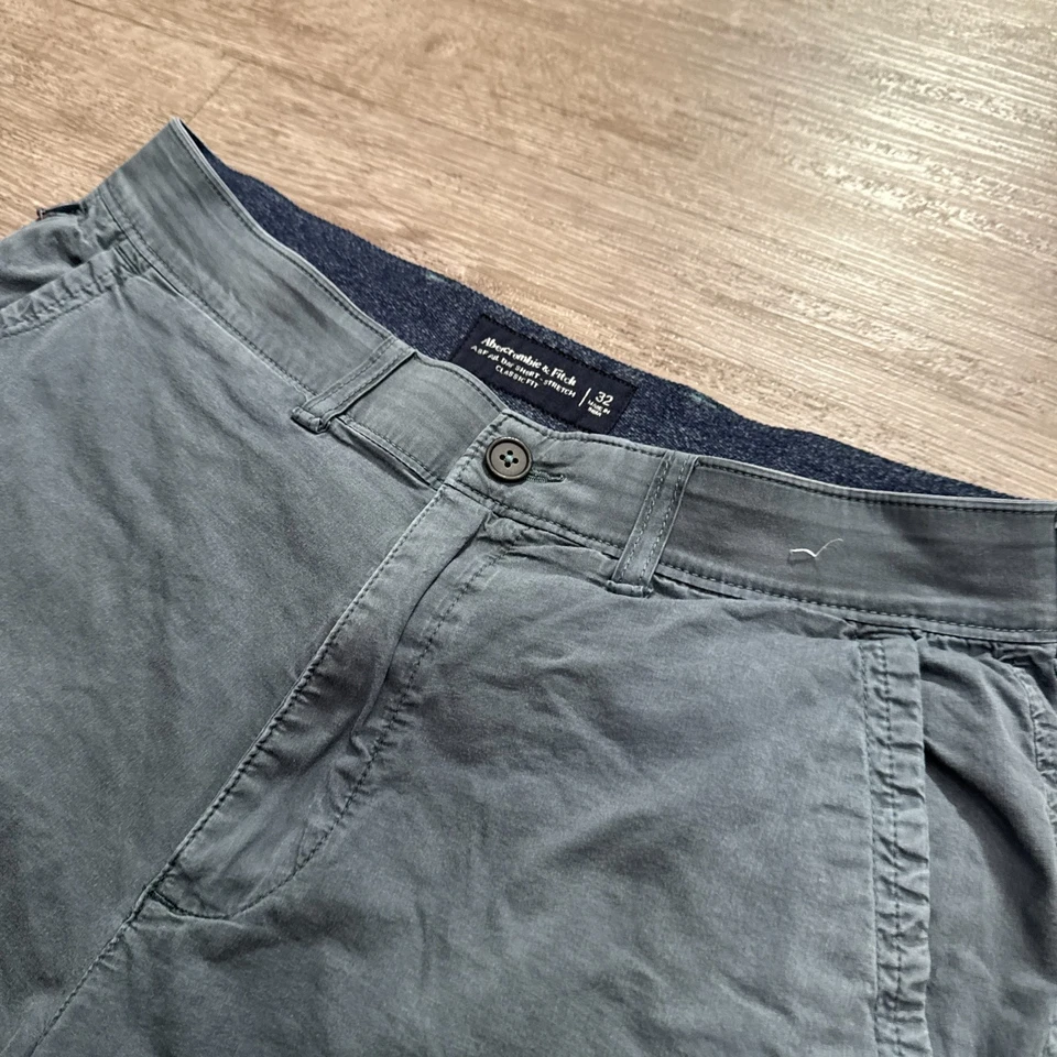 Abercrombie Fitch Shorts Mens 32 Blue All Day Short Stretch 5" 100% Cotton Adult - Image 2 of 4