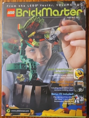 Lego Brickmaster Vaults Volume 2   Rare 2 Disk Collector Set   2001 2006