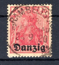 DANZIG STEMPEL RAMBELTSCH auf  6 gest. (GA1641