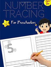 NUMBER TRACING BOOK FOR PRESCHOOLERS: NUMBER WRITING By Janet Corsey BRAND NEW