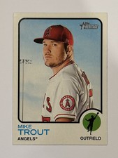2022 Topps Heritage - #100 MIKE TROUT! 1973! Los Angeles Angels