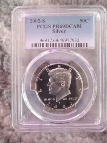 2002 S KENNEDY HALF PR69 SILVER  PCGS
