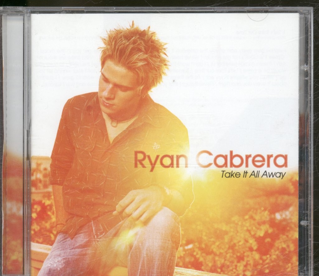Ryan Cabrera Take It All Away CD Europe Atlantic 2004 enhanced CD with video