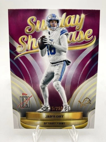 2025 Topps Signature Jared Goff Magenta (RAW)