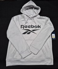 Reebok Mens Core Vector - Warm Fleece Lined Hoodie Regular Fit SZ Large