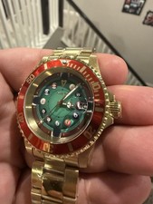 RARE Invicta HOUSE OF CARDS BILLIARDS Men's Watch - 40mm Gold 50522