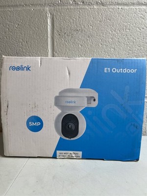 REOLINK E1 Outdoor Plug-in WiFi Security Camera, 5MP HD PTZ Camera for Home Secu