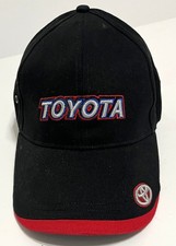Toyota Moving Forward Black Red Baseball Cap Hat Fort Bend Dealership Uniform