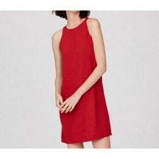 Everlane The Japanese GoWeave High Neck Tank Dress Red Size 00