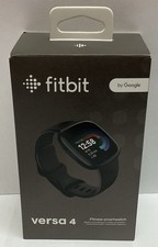 Fitbit Versa 4 - Fitness Smartwatch Graphite Aluminum Black - New in Sealed Box