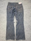 Dark blue Levi’s x 686 508 snowboard pants with red stitched arc design and small white logo on waistband.