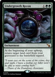 Undergrowth Recon Murders at Karlov Manor Mythic #181
