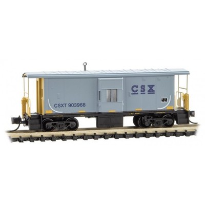 N Scale Micro-Trains MTL #130 00 041 CSX 31' Bay Window Caboose