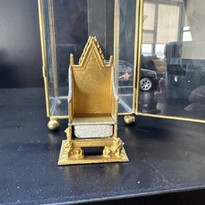 RARE 1937 BRITAIN ST. EDWARDS CORONATION CHAIR  STONE OF SCONE ENGLAND/KING