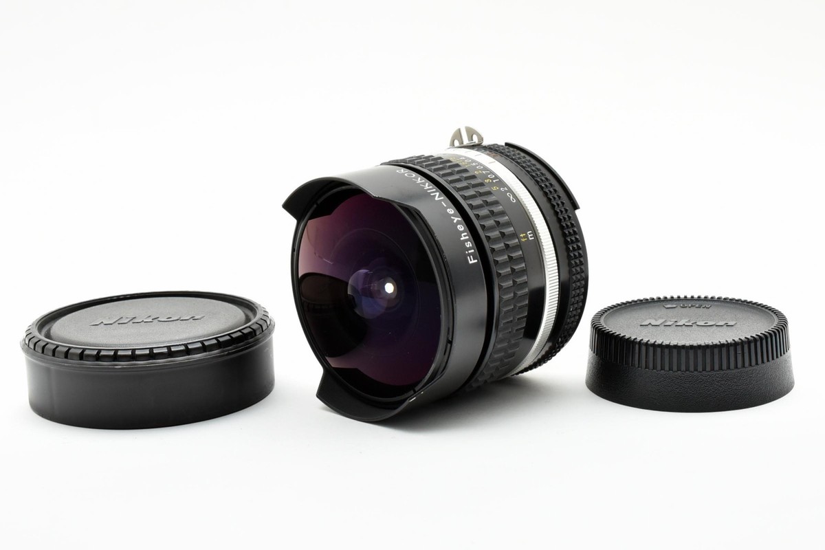 ニコン Ai-S Fisheye-NIKKOR 16mm F2.8 Nikon Ai-s Fisheye Nikkor 16mm F2.8 Wide Angle MF Lens From