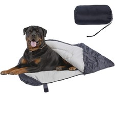 Dog Sleeping Bag, Waterproof Travel Warm Portable Dog Bed with Storage Bag fo...