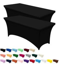 Utopia Kitchen Spandex Tablecloth 10 Pack [6F...