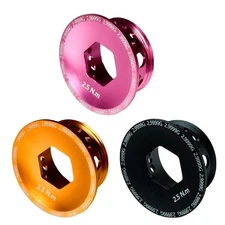 Road Bike Crank Fixing Bolts 20mm Aluminum Alloy Crankset Cover Screws Enduring