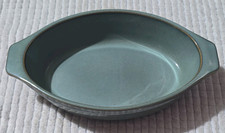 Denby Regency Green Oval Green Stoneware Handled Casserole Dish