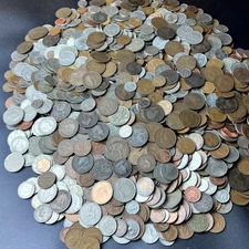 British Coins 1 LB Bulk Lot of ~60 Random Coins from United Kingdom 🇬🇧