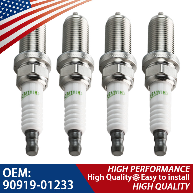 4X Spark Plugs For TOYOTA Camry 90919-01233 Den 3417 SK16HR11 IRIDIUM LONG LIFE