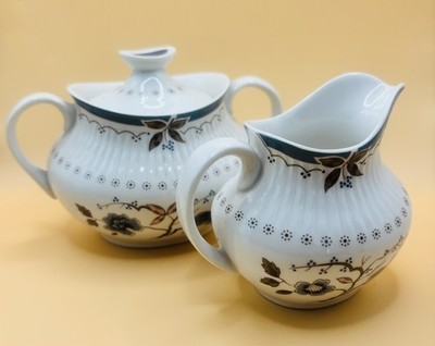 Vintage Royal Doulton Zucker & Milchkännchen Set Old Colony England