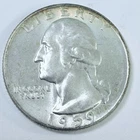1959 P Washington Quarter 90% Silver UNCIRCULATED COIN FROM SET  FREE SHIP #7532