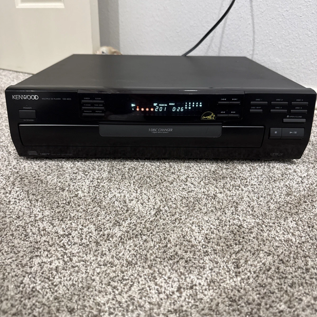 Kenwood Home Audio CD Players & Recorders 5-9 CD Changer Capacity