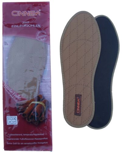 cinnea cinnamon soles insoles inserts soles g. foot odor size 31 - 50 - Picture 1 of 6