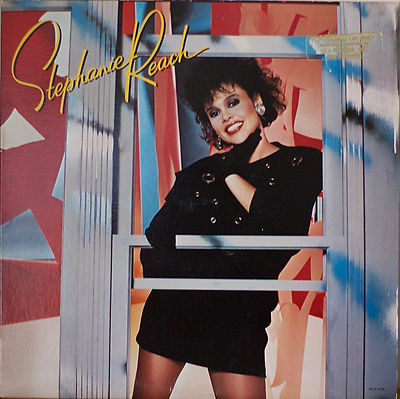 STEPHANIE REACH (self-titled)-M1985LP EMBOSSED COVER PROMOTIONAL COPY
