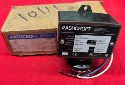 #ad ASHCROFT DIAPHRAGM PRESSURE SWITCH B465T 5A 125 250VAC 2400PSI $122.50