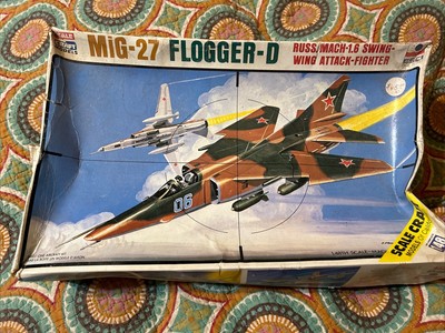 Scale Craft / ESCI MiG-27 Flogger-D 1/48 Scale Model Kit #SC-4020 New Open Box