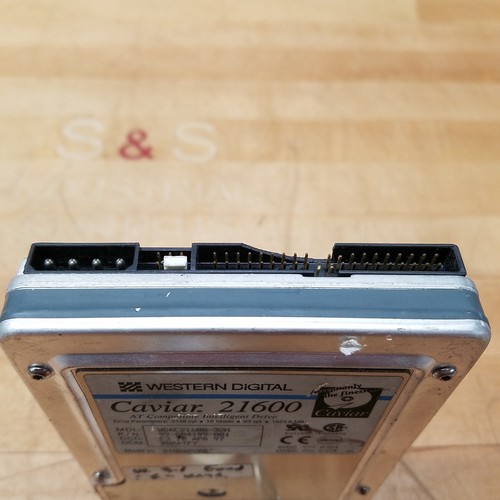 Western Digital WDAC21600-32H AT Compatible Intelligent Drive, 3148 cyl, 16 Head - Afbeelding 4 van 5