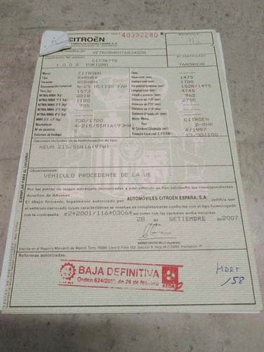 9285141294 Bombillas para CITROEN C5 BREAK Collection 160936 - Imagen 7 de 9