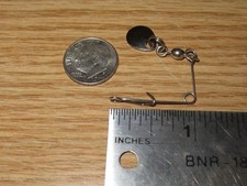 100 JIG SPINNERS SIZE 1 NICKEL CHROME FISHING LURE SPINNER COLORADO BLADE