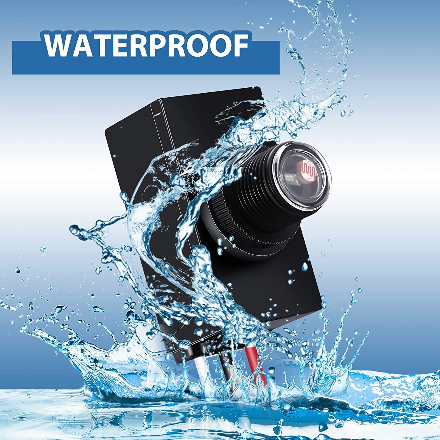 Outdoor Hardwire Post Eye Light Control With Photocell Sensor Switch