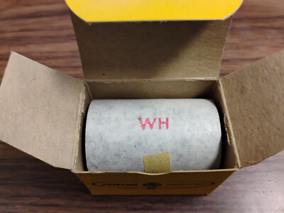Vintage Rustrak Style WH Chart Paper Roll in Yellow Box - New old Stock