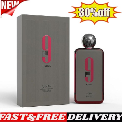 9 PM REBEL by Afnan Men*Eau De Parfum* Spray New In Box 3.4 oz 🌞 - Picture 3 of 15