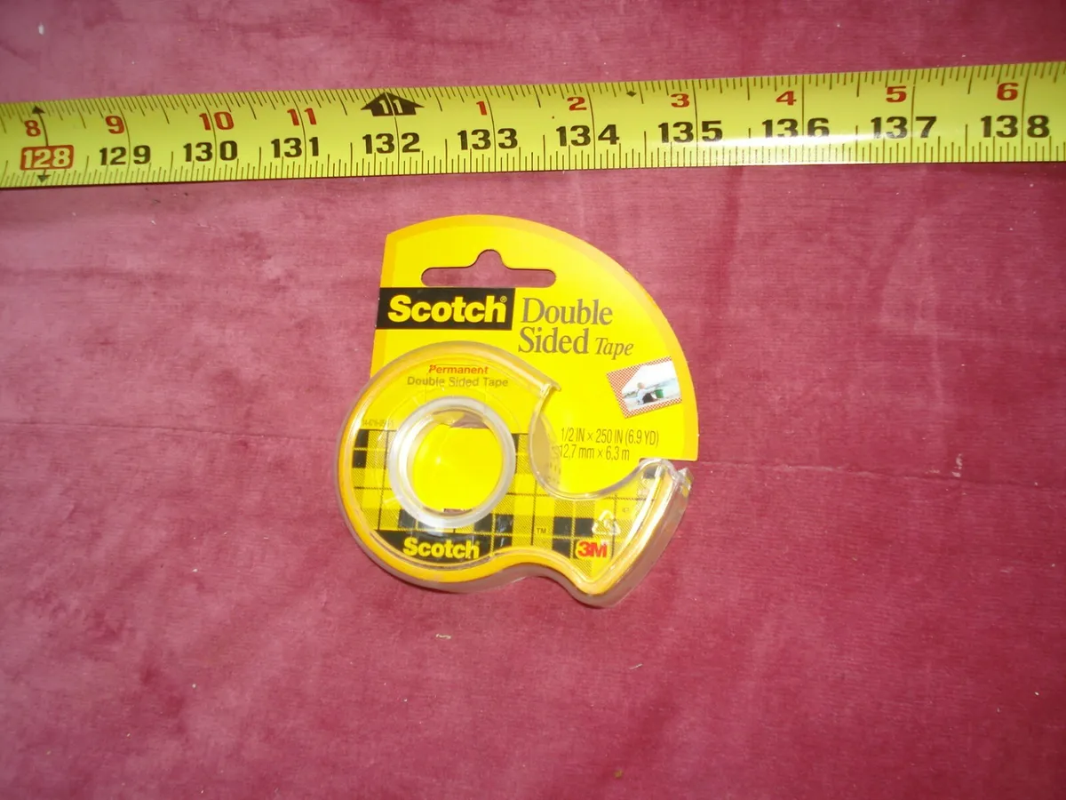 1371.) Scotch Double Sided Photo Tape- MCO 136